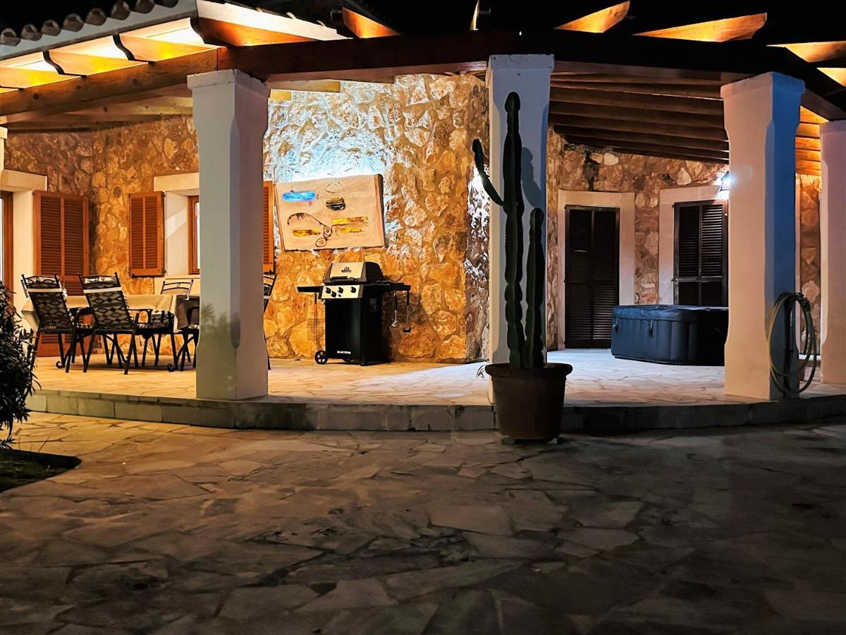 Villa Sanchez In Strandnahe Mit Pool, Jacuzzi, Klima, Wifi, Gas Bbq 산타니 외부 사진